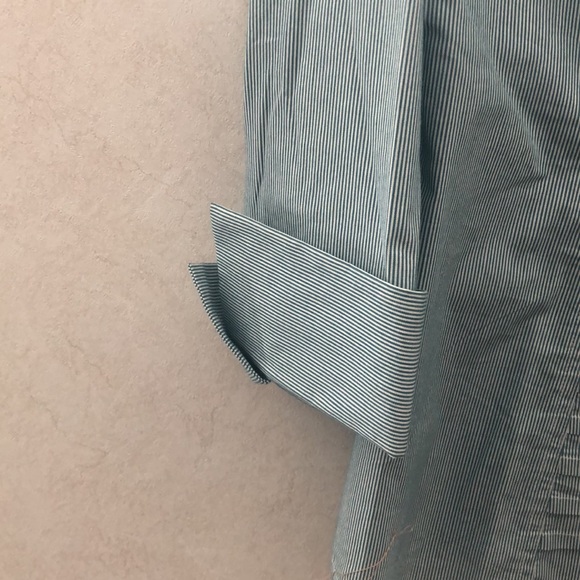 Blue striped blouse - Picture 4 of 5